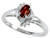 Tommaso Design Genuine Garnet Ring - 23946B7