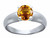 Tommaso Design Round 6mm Genuine Citrine Ring - 22946B85