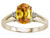 Tommaso Design Oval 8x6 mm Genuine Citrine Ring - 21703B55