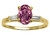 Tommaso Design Oval 7x5 mm Genuine Pink Tourmaline Engagement Ring - 21613B85