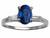 Tommaso Design Genuine Sapphire Engagement Ring - 21611A9