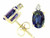Tommaso Design Genuine Sapphire Earrings - 21509B