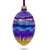 The Rising Cross Egg Glass Ornament 4 Inches