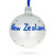 Flag of Sweden Glass Ball Christmas Ornament 3.25 Inches