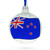 Flag of Sweden Glass Ball Christmas Ornament 3.25 Inches