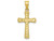 FJC Finejewelers 10k Yellow Gold Bright Cut Cross Charm 10C1115W