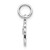 FJC Finejewelers 10k White Gold Initial F Charm 10C763WFAF