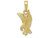 FJC Finejewelers 10k Yellow Gold Eagle Landing Charm 10C3490W