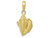 FJC Finejewelers 10k Yellow Gold Conch Shell Charm 10C3369W