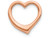 FJC Finejewelers 10k Rose Gold 3d Floating Heart Charm 10C2917RAP