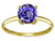 Star K 7mm Round Simulated Tanzanite Solitaire Engagement Ring - 311984A7