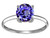 Star K 7mm Round Simulated Tanzanite Solitaire Engagement Ring - 311984A9