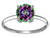 Star K Mystic Rainbow Topaz Round 7mm Solitaire Engagement Ring - 312007AF5