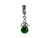 SilveRado Murano Dangle Ball Midnight Forest Bead / Charm MIB0741T