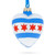 I Love Chicago Glass Heart Christmas Ornament