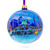 Buckingham Fountain, Chicago, Illinois Glass Ball Christmas Ornament 4 Inches
