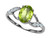 Tommaso Design Oval 8x6mm Genuine Peridot Ring - 300914B5
