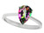 Tommaso Design Mystic Topaz Pear Shape 8x6mm Solitaire Engagement Ring - 27996B8