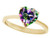 Tommaso Design Mystic Topaz Heart Shape 8mm Solitaire Engagement Ring - 27971B85