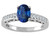 Tommaso Design Genuine Sapphire Solitaire Engagement Ring - 26073B55