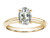 Tommaso Design Genuine White Topaz Solitaire Engagement Ring - 24745B9