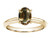 Tommaso Design Genuine Smoky Quartz Oval 8x6mm Solitaire Engagement Ring - 24743B6