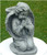 14" Kneeling Cherub with Basket Planter Statue Outdoor Decoration - Taupe Finish