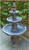 60" Three Tier Outdoor Patio Garden Water Fountain - Moss Finish