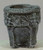 14" Kneeling Cherub with Basket Planter Statue Outdoor Decoration - Old Stone Finish
