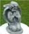 14" Kneeling Cherub with Basket Planter Statue Outdoor Decoration - Burt Umber Finish