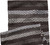 Tommy Hilfiger Men's Ski Patrol Herringbone Striped Scarf Black Size Regular