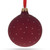 Doctor with Stethoscope Glass Ball Christmas Ornament