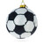 Soccer / Football Glass Christmas Ornament