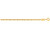 Finejewelers 10 Kt Yellow Gold 18 Inch 1.5mm Lite Weight Sparkle Semi-solid Rope Chain Lobster Clasp 472202W