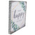Metal Framed "Our Happy Place" Decorative Canvas Wall Art 12"
