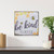 Metal Framed "Be Kind Always" Bumble Bee Decorative Canvas Wall Art 12"