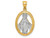 FJC Finejewelers 14k Yellow Gold White with Rhodium Polished Miraculous Metal Charm C4712A