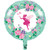 Pack of 10 Pink and Yellow Floral Fairy Sparkle Mylar Balloons 18"