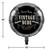 Pack of 10 Black Vintage Dude Metallic Foil Party Balloons 18"