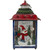 Red, Green and Blue Snowman Christmas Candle Lantern 15"