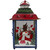 Red, Green and Blue Snowman Christmas Candle Lantern 15"