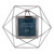9.5" Contemporary Hexagonal 4" x 4" Photo Picture Frame - Silver