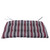 3pc Red and Black Striped Tufted Wicker Furniture Patio Cushions 41.5" - 32743749
