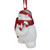 3.5" Red and White Polar Bear with a Candy Cane Christmas Ornament