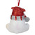 3.5" Red and White Glitter Polar Bear with a Candy Cane Christmas Ornament