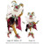 Mark Roberts Red and White Harlequin Christmas Fairy- Medium 16"