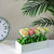 9.5" Yellow and White Potted Springtime Artificial Flowers