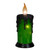 5.25" Battery Operated Green Monster Face Halloween LED Candle