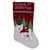 20" Red Baby's First Christmas Stocking with Polar Bears and Plush Red Cuff