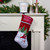 20" Red Baby's First Christmas Stocking with Polar Bears and Plush Red Cuff